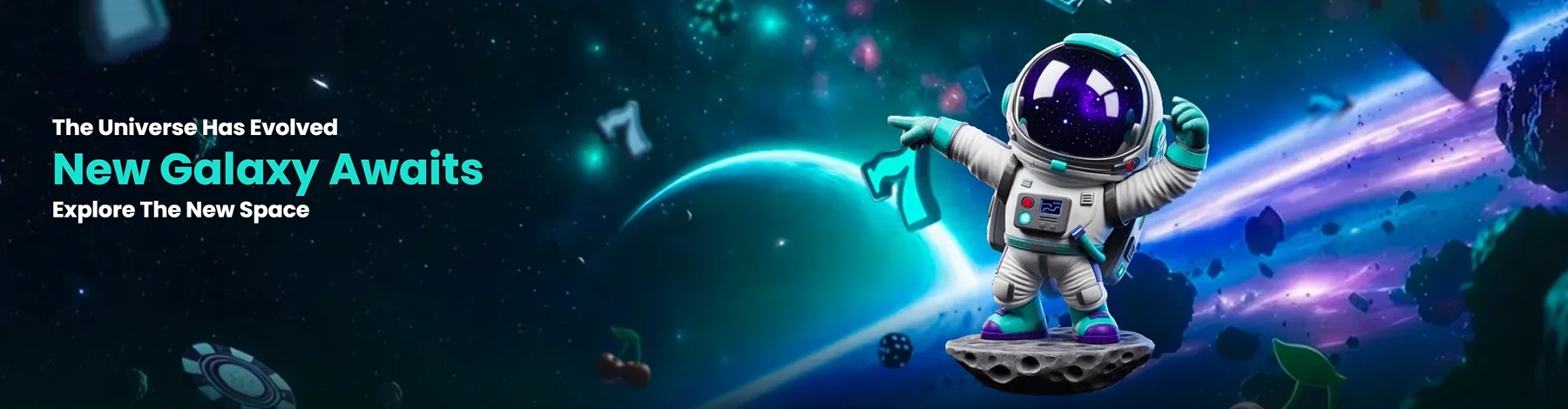 Space Slots Casino Banner