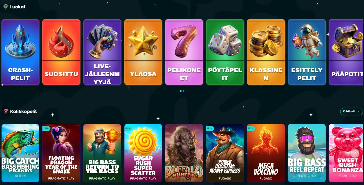 Space Slots Casino Etusivu