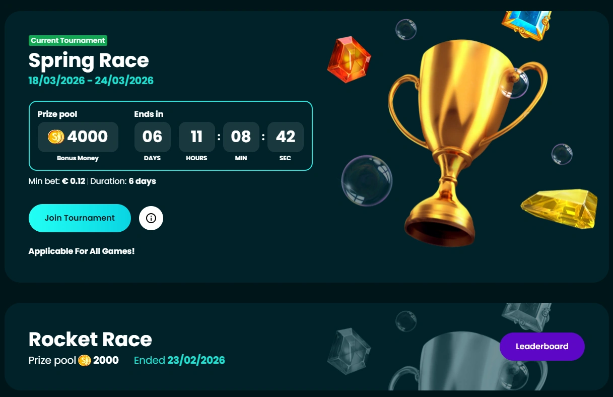 Space Slotz Casino Tournaments